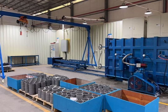Iron core vacuum anneali